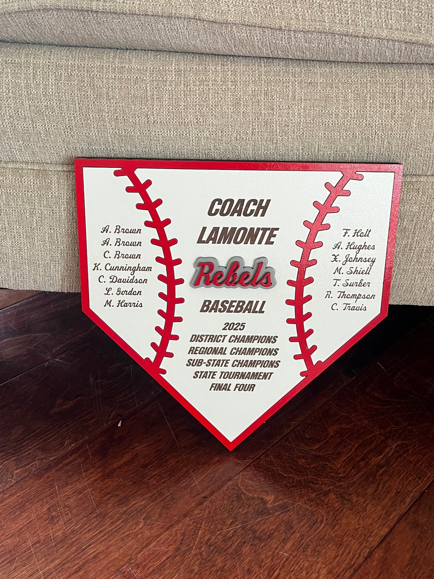 Customized Judicial District Ornaments
