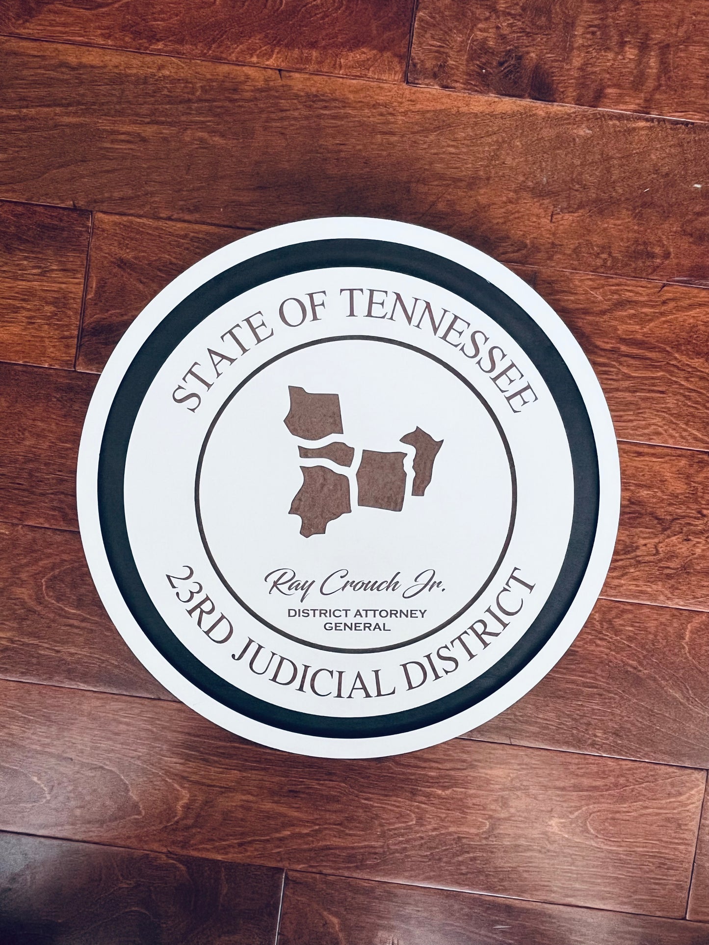 Customized Judicial District Sign