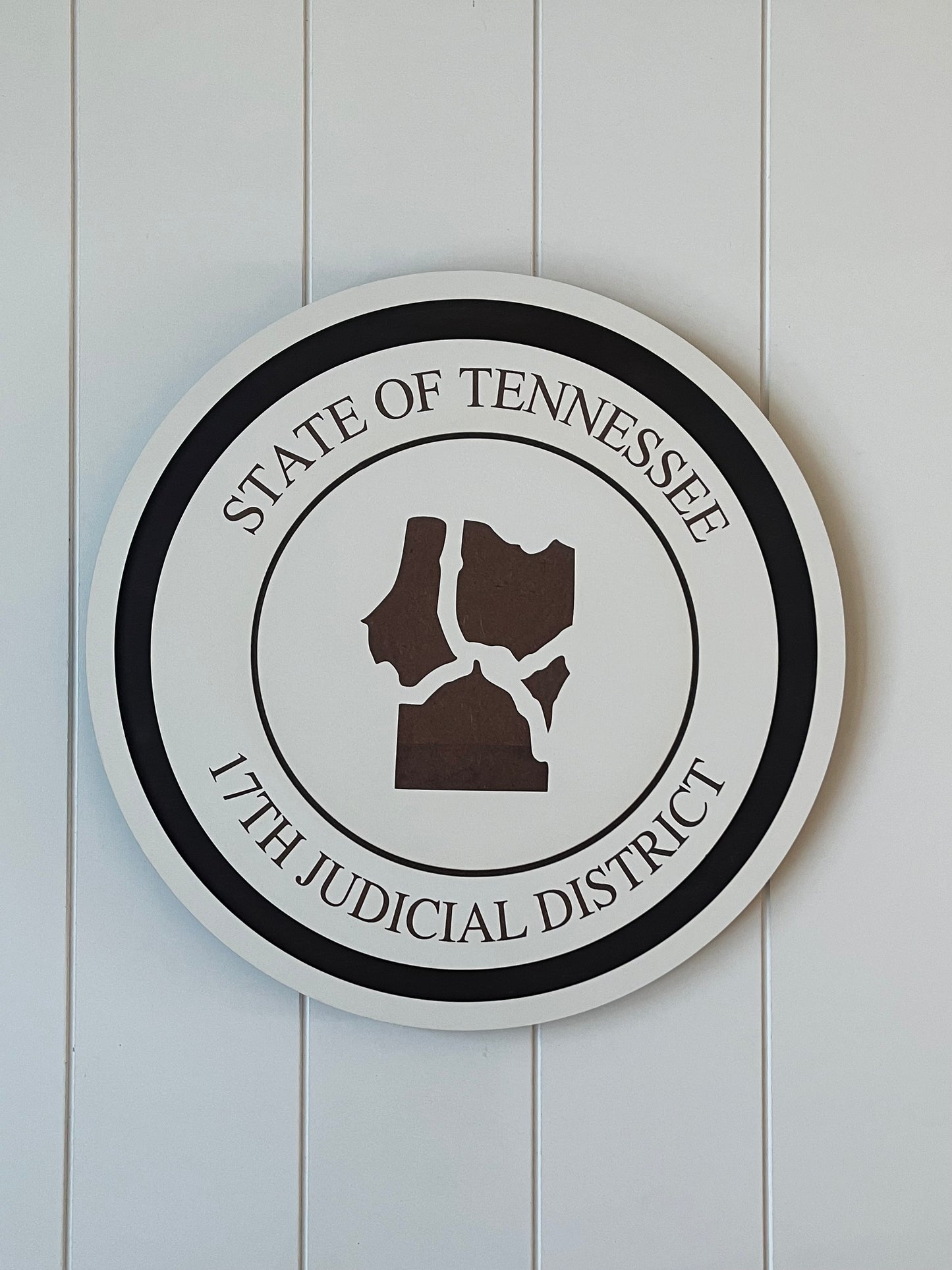 Customized Judicial District Sign