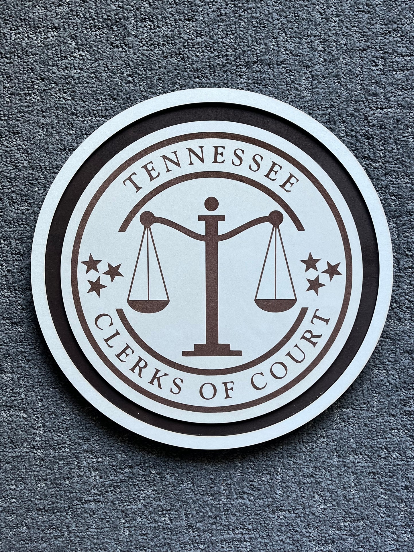 Customized Judicial District Sign