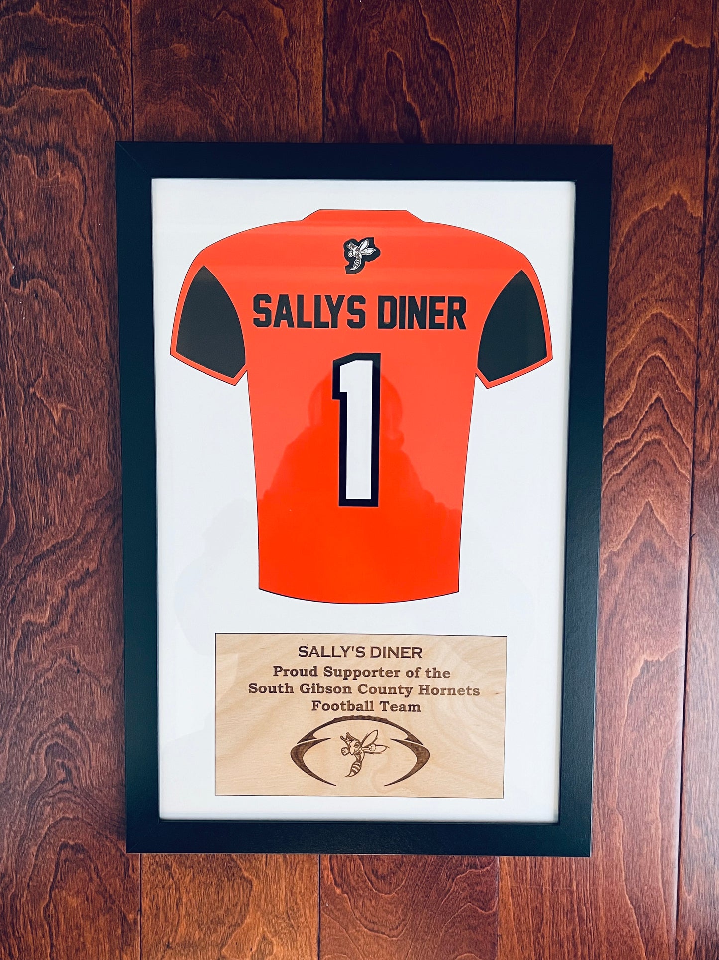 Customized Gleason Bulldog Jersey Frames