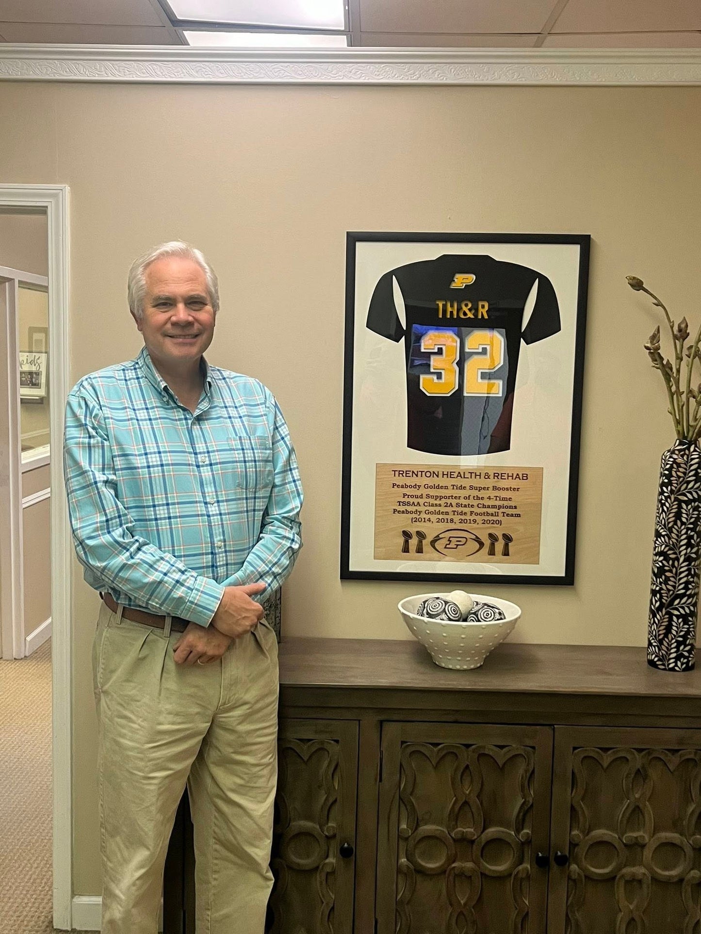 Custom Richland Raider Football Jersey Frames