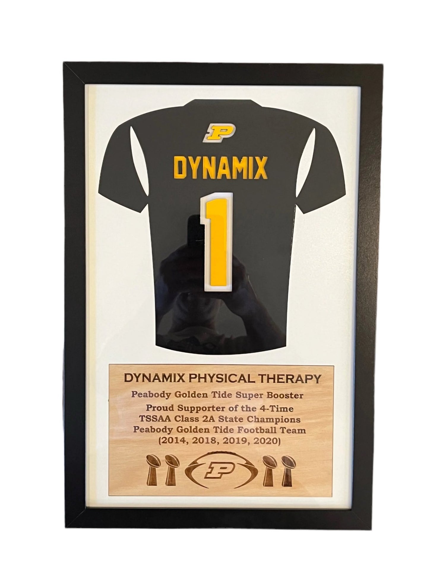 Custom Richland Raider Football Jersey Frames