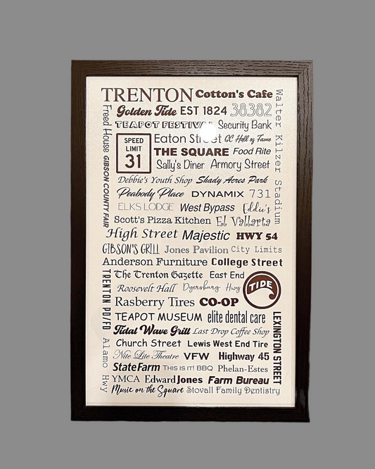 Custom Hometown Trenton Signs