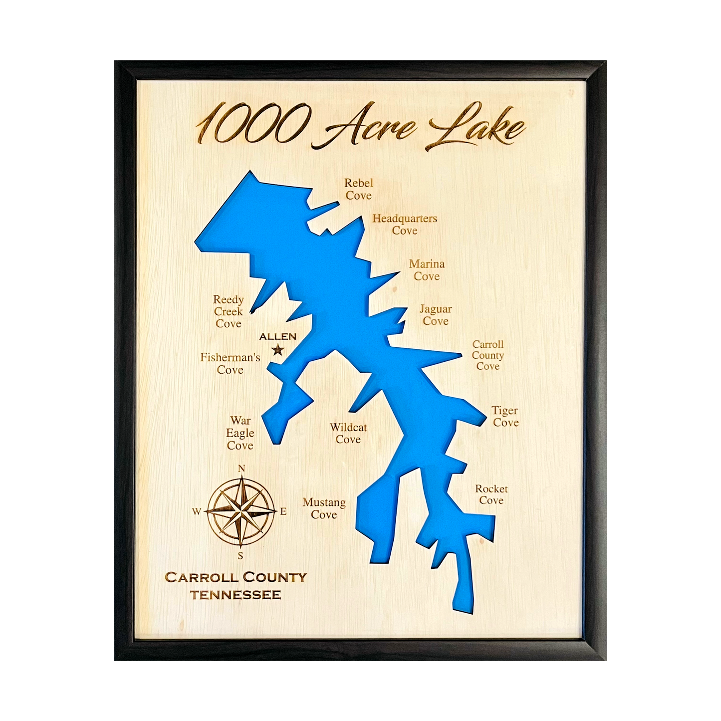 Customized Lake/River/Beach Maps