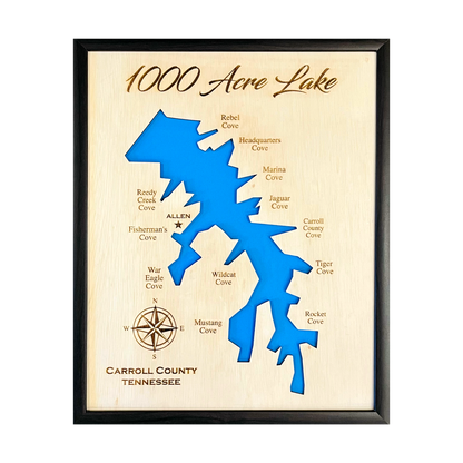 Customized Lake/River/Beach Maps