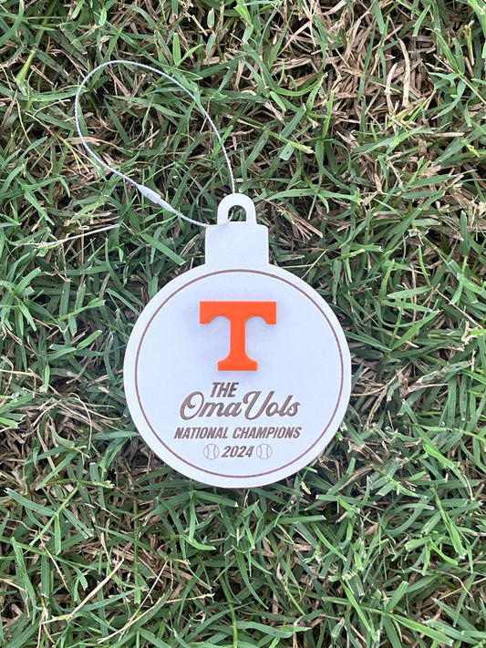 The “OmaVols” Championship Ornament