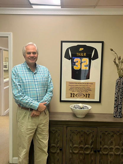 Custom Richland Raider Football Jersey Frames