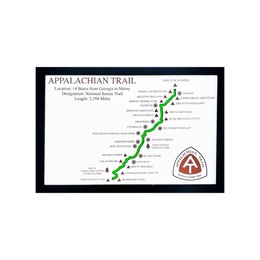 Custom Mountain Trail Map