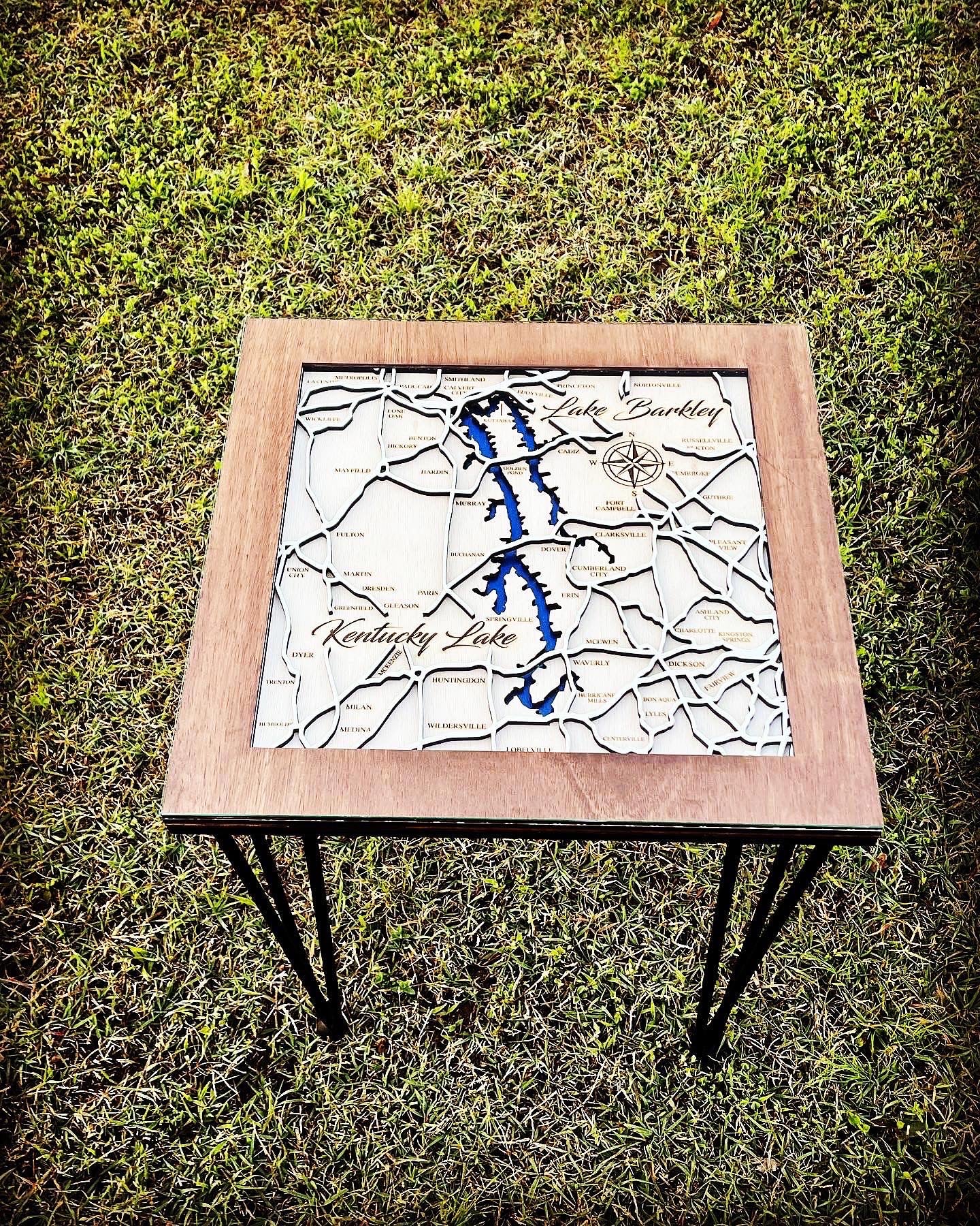 Custom 3D Map Tables – Five to Nine Woodworks