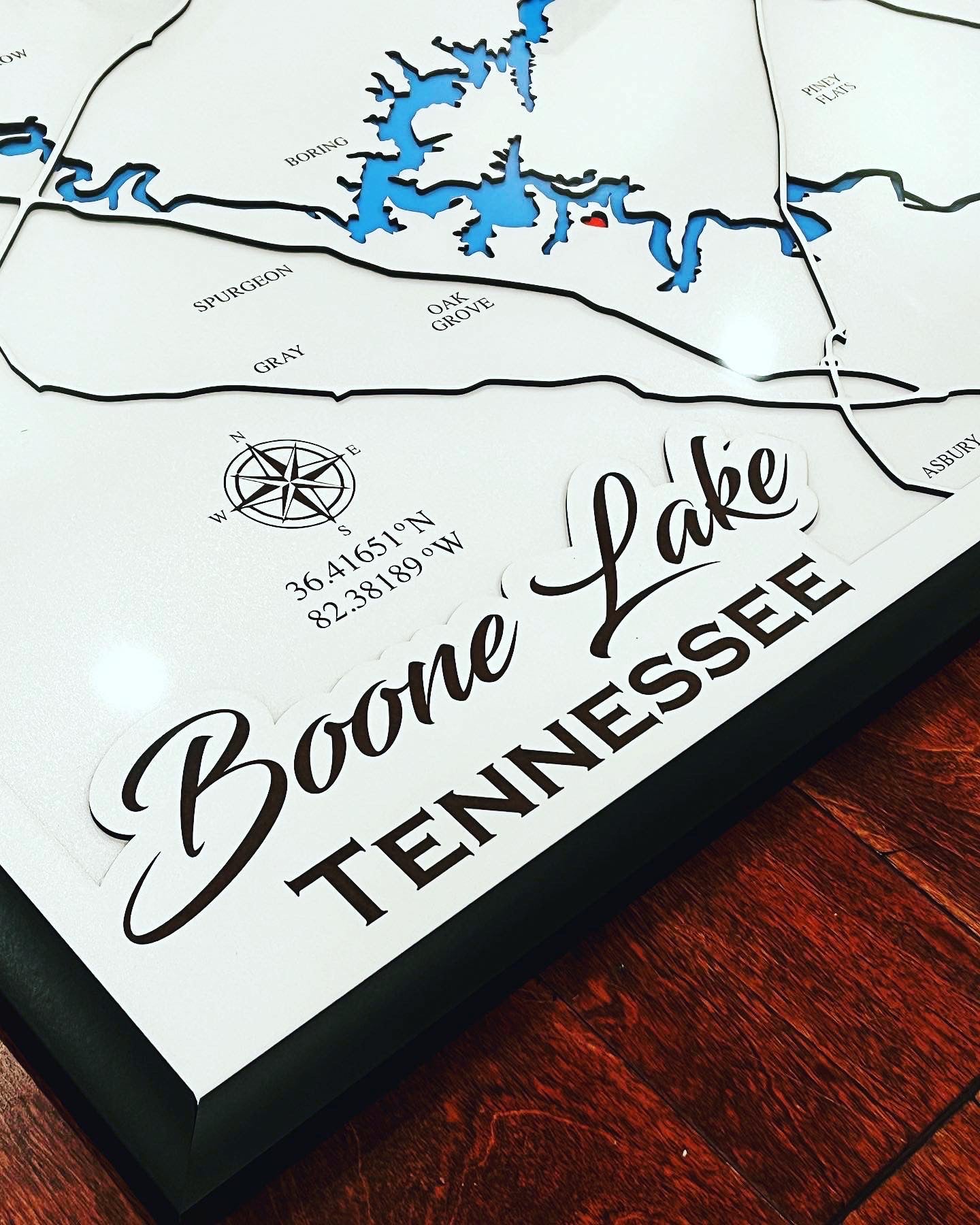 Boone Lake 3D Map