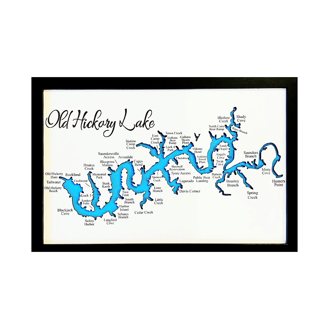 Customized Lake/River/Beach Maps