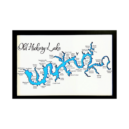 Customized Lake/River/Beach Maps