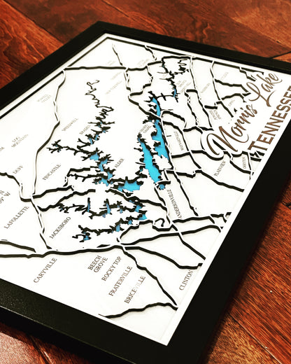 Norris Lake 3D Map