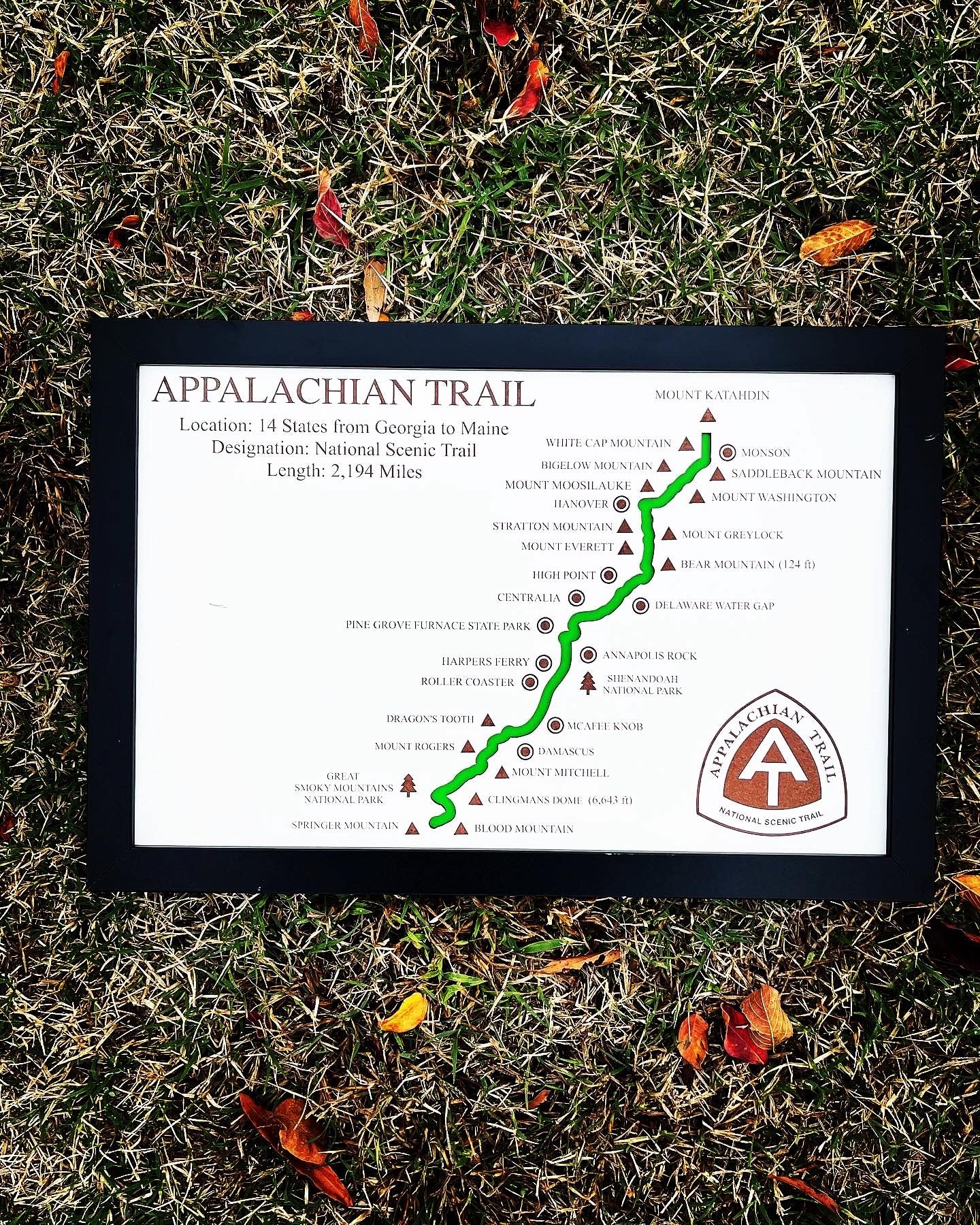 Custom Mountain Trail Map