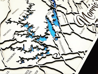 Norris Lake 3D Map